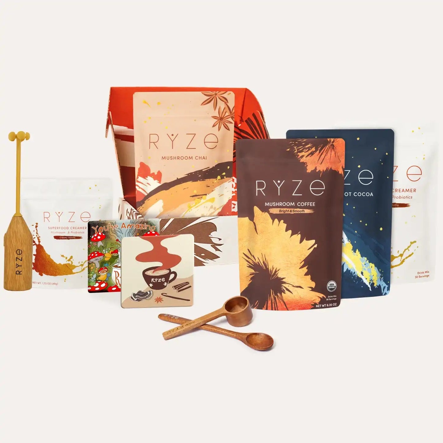 RYZE Chai Coffee Cocoa Ultimate Bundle