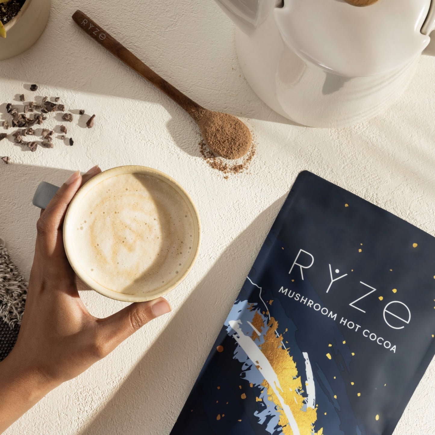 RYZE Smooth Mushroom Hot Cocoa (20 Servings)