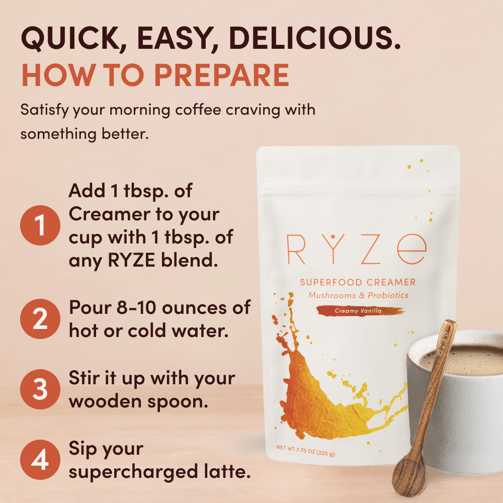 RYZE Superfood Coffee Creamer (30 Servings)