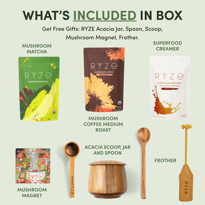 RYZE Coffee Matcha Ritual Pack