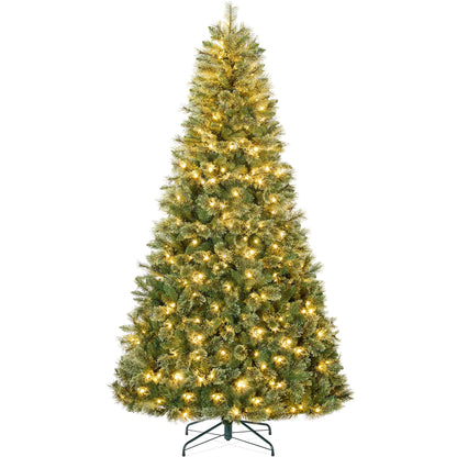 Pre-Lit Premium Cashmere Christmas Tree w/ Cordless Connection LED Lights