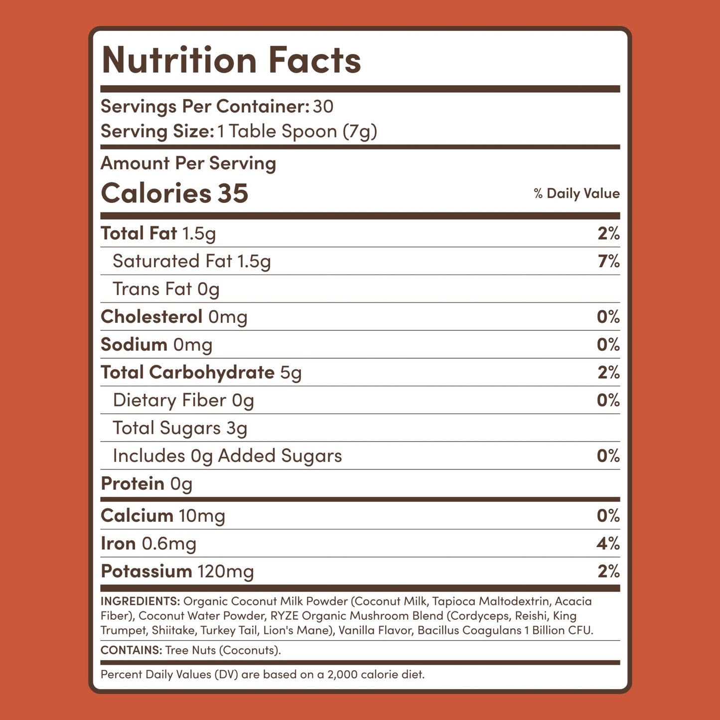 RYZE Superfood Coffee Creamer (30 Servings)